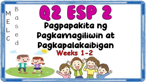 Pivot4aQ1 ESP 2 WKS 1 2 Pagpapakita Ng Pagkamagiliwin At