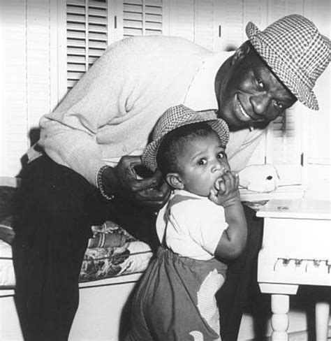 Nat King Cole With His Son Nat Kelly Cole 1960 Nat Kelly Cole Nat