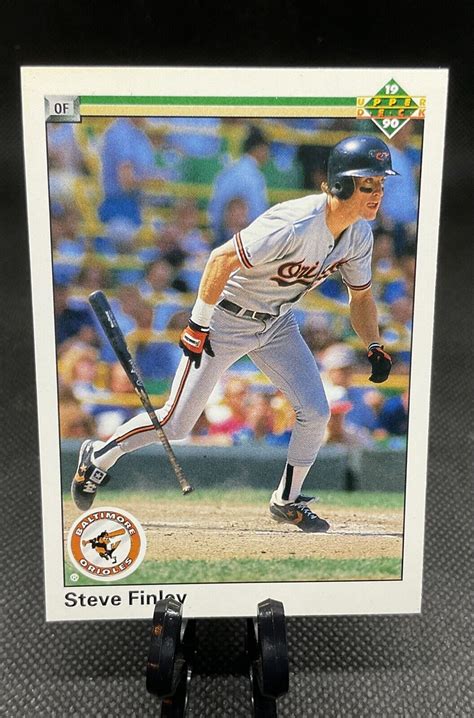 Upper Deck Steve Finley Rookie Baltimore Orioles Ebay