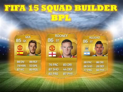 Fifa Squad Builder Bpl Youtube