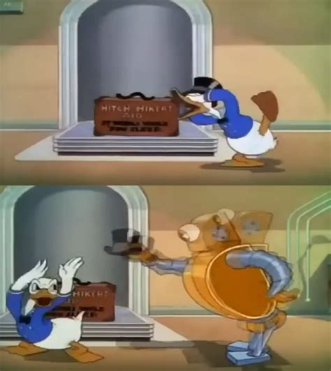 Donald Duck Your Hat Sir Blank Template Imgflip