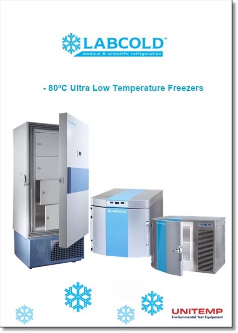 Unitemp 80ºC Ultra Low Temperature Freezers from Labcold