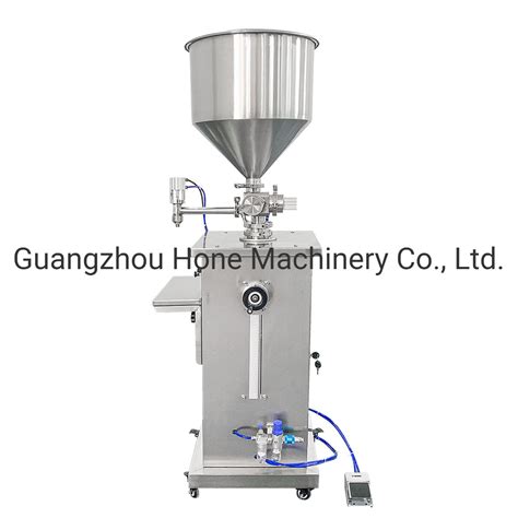 Hone Vertical Honey Filler Pneumatic Filling Machines For Soda Water