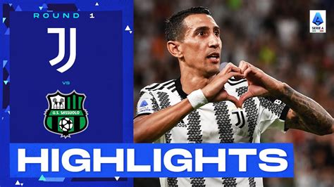 Juventus 3 0 Sassuolo Goals And Highlights Round 1 Serie A 2022 23