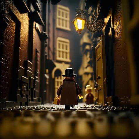 Lego Sherlock Holmes Rmidjourney