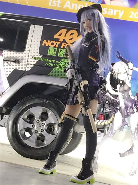 Hk416少女前線ドルフロ 「【戦友部隊参戦】 ドールズフロントラインのブースに、椎名ひかりpikari」ドールズフロントライン