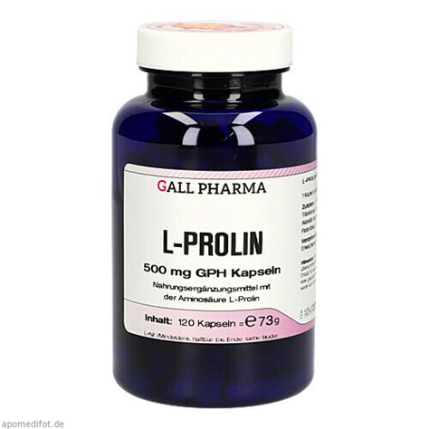 L Prolin Mg Gph Kapseln St Ab Online Kaufen