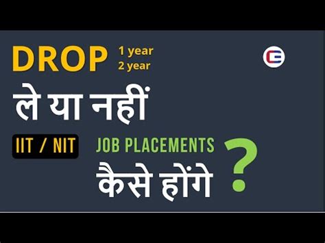 Dropper Iit Jee Jee Mains Year Drop Year Drop Job Placement