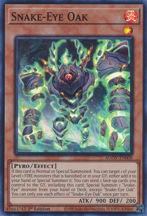 Snake Eye Oak Age Of Overlord Yu Gi Oh CardTrader