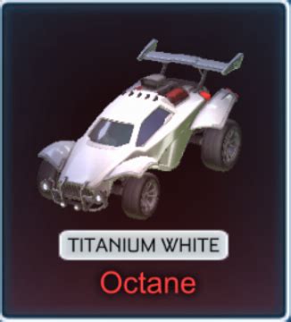 Octane Branco Titânio Valor Negociável Rocket League GGMAX