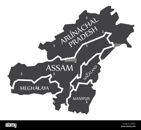 Manipur Map Hi Res Stock Photography And Images Alamy