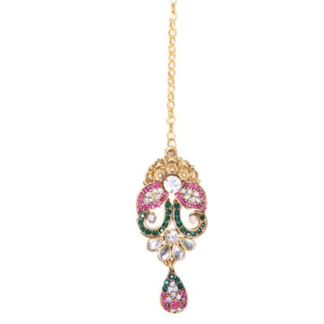 Multicolor Alloy Necklace Sets Puushpa Creation 1379639