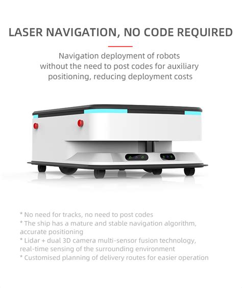 Reeman Intelligent Mobile Amr Robot Chassis Bearing 300kg Automatic Charging Open Sdk Robot Car