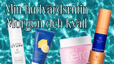 Min Hudv Rdsrutin Morgon Kv Ll Youtube