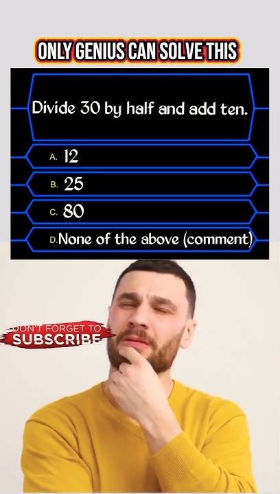 Challenge Only A Genius Can Solve This Youtube