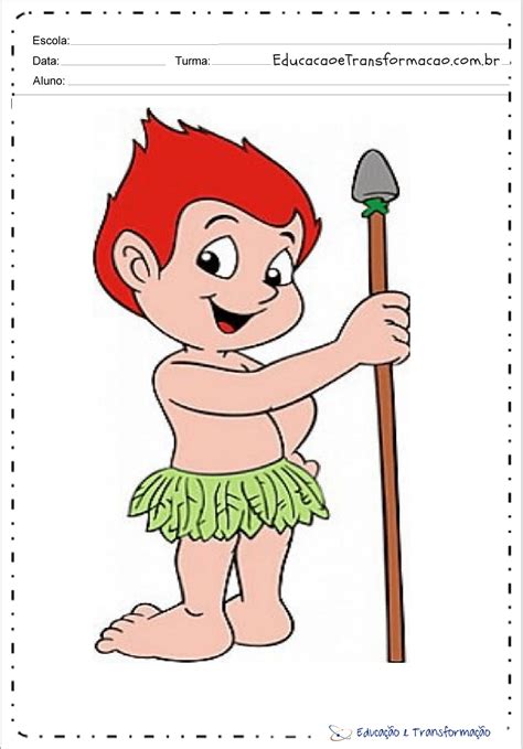 Curupira Para Imprimir - Desenhos do Curupira para colorir e imprimir – Educação e Transformação