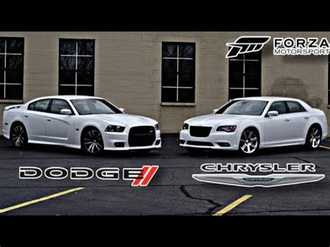 Forza Drag Race Dodge Charger Srt Hp Vs Chrysler Srt