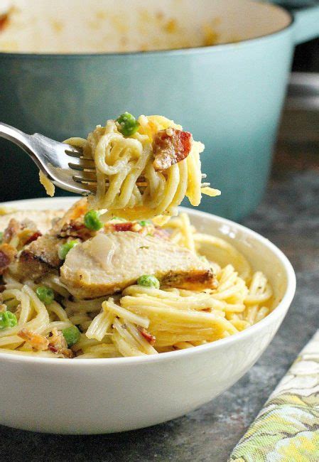 Meal Plan Monday Chicken Carbonara Pasta And Beer And Ranch Chicken Kabobs