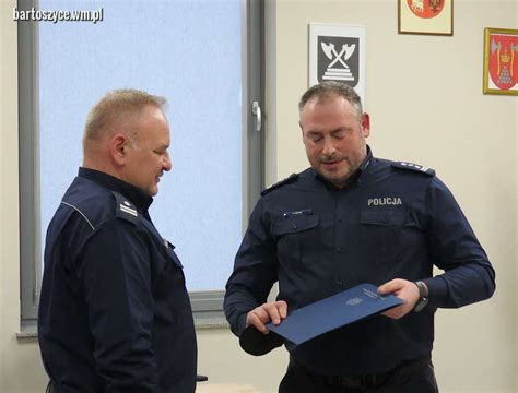 Odprawa Roczna W Komendzie Powiatowej Policji W Bartoszycach Odprawa