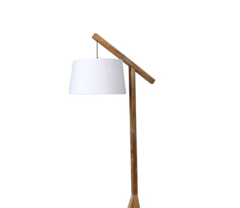 Buy Nelson Tripod Floor Lamp With Wood Base White At 48 OFF Online