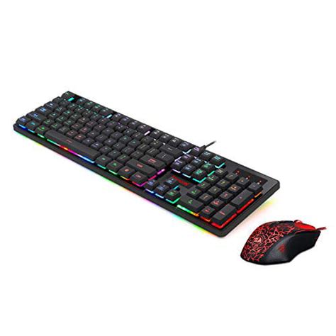 Redragon S Ba Gaming Keyboard And Mouse Combo Wired Mechanical Feel