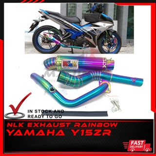 Nlk Yamaha Y Y Zr Racing Exhaust Pipe Siput Burning Rainbow Mm