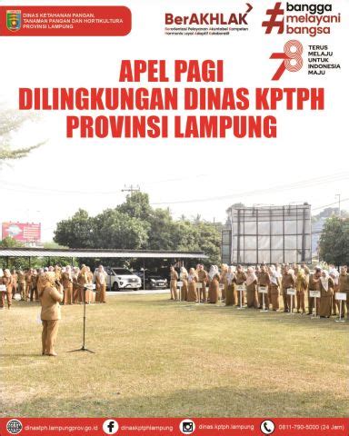 Apel Pagi Pembagian Hadiah Lomba Hut Ri Lingkup Dinas Kptph