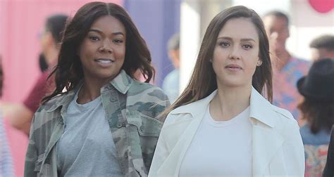 Jessica Alba & Gabrielle Union Film Intense Scenes For ‘Bad Boys’ TV ...