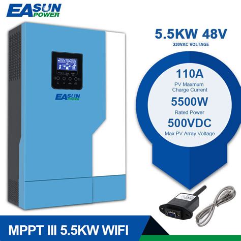 Easun 5500w 48v Hybrid Solar Inverter Off Grid Mppt Ubuy India