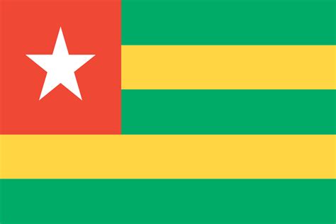 Togolese Flag (Flag of Togo)