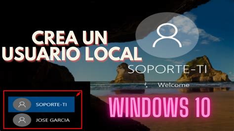 Como Crear Un Usuario En Windows Youtube