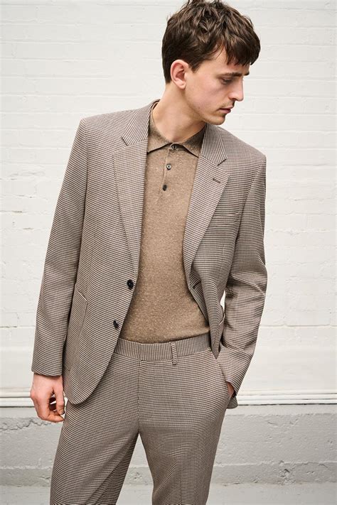 Multi Dogtooth Slim Fit Two Piece Suit