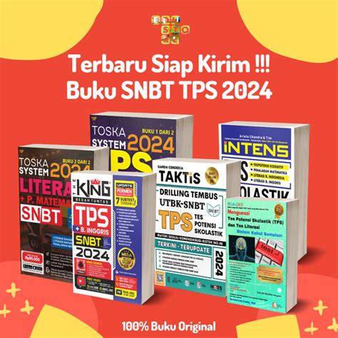 Jual SIAP KIRIM BUKU TPS 2024 THE KING BEDAH SOAL MATERI TPS