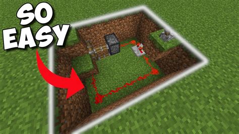 How To Make A Trapdoor In The Floor Minecraft