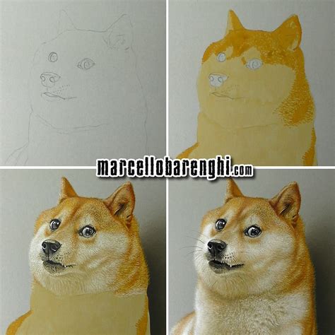 Shibe Meme Drawing