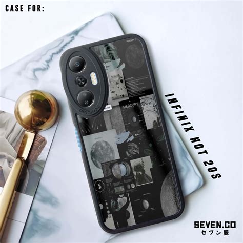 Jual CASE INFINIX HOT 20S Casing Terbaru SEVEN CASE Blck Silikon Hp INFINIX HOT 20S Case