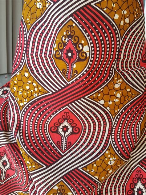 African Fabric Ankara African Adinkra 4 Colorways Genuine Etsy