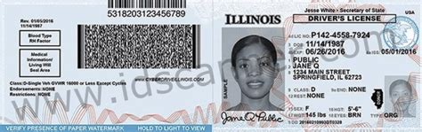 Illinois Drivers License Barcode Information Zoomcast