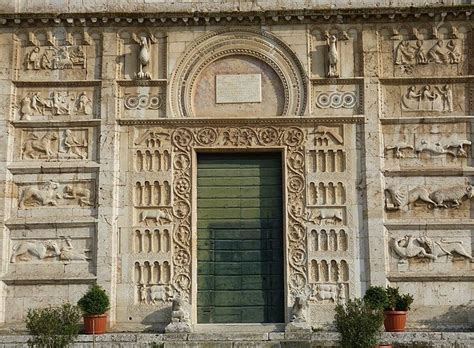 Basilica Di San Pietro Extra Moenia Spoleto Umbria Italy Durante I