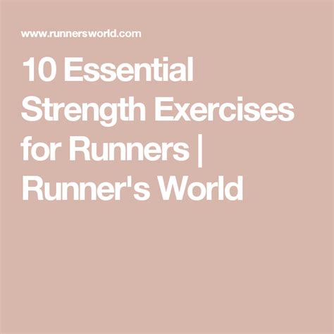 Hey Runners Its Time You Add These 10 Strength Moves To Your Schedule