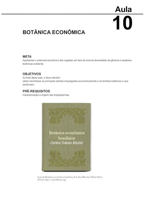 PDF Botanica Sistematica E Economica 1 Milho Zea Mays Poaceae