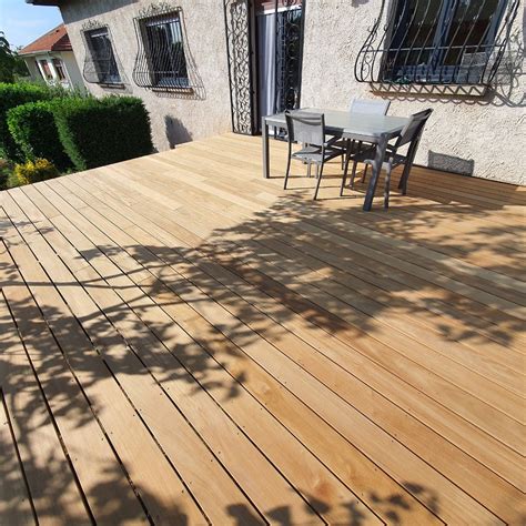 Terrasse Sur Pilotis En Bois Exotique Garapa De M Tereny