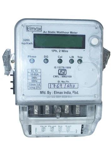 Single Phase Prepaid Meter Model El12 At ₹ 3000piece Prepaid