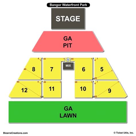 Darling S Waterfront Pavilion Seating Chart Printable Templates Free