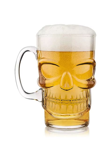 Buy Final Touch Final Touch Brainfreeze Glass Skull Beer Mug 700ml Online Zalora Malaysia