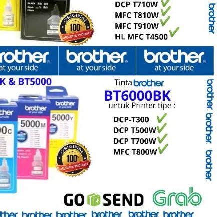 Jual Tinta Brother Bt Bk Btd Bk Bt Original Untuk Dcp T