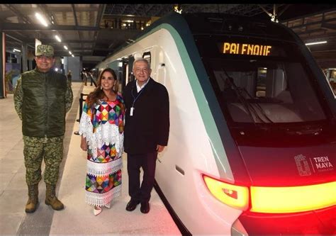 Inaugura Amlo Tren Maya De Canc N A Palenque Crisol Noticias