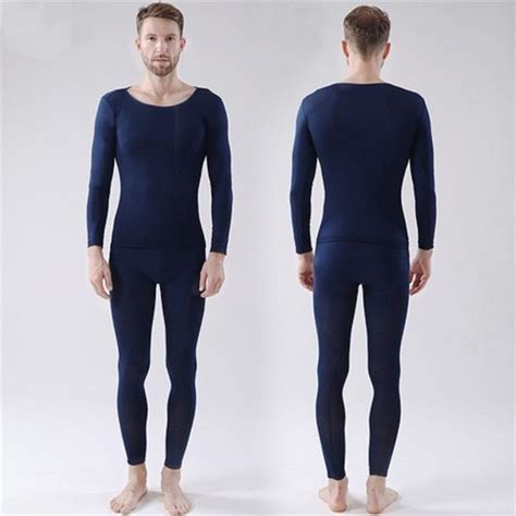 Plain Mens Blue Extra Thin Medium Size Cotton Thermal Wear Set At Best Price In Ludhiana