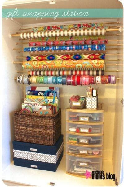 15 Best Wrapping Paper Storage Ideas