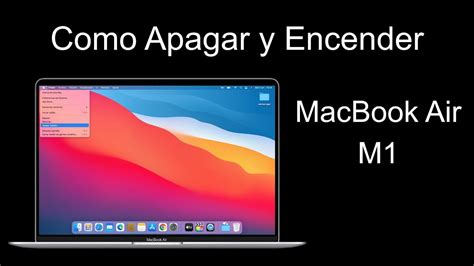 Cómo apagar mi MacBook Air 2020